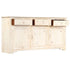 Rustika Rowe -  Sideboard White 160x40x80 cm Solid Mango Wood